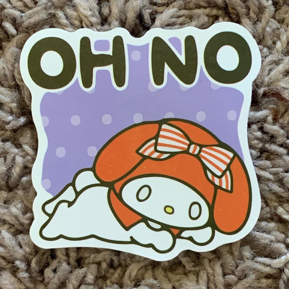6/$12 💕My Melody vinyl Sticker matte